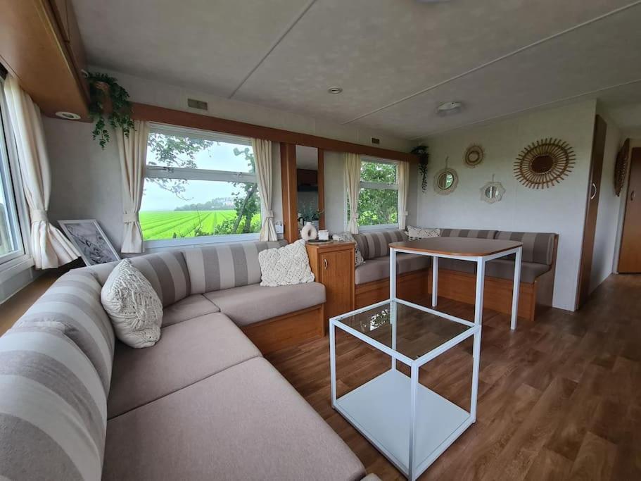 Chalet 'Como La Flor' Julianadorp Flowerfields Overview! Esterno foto