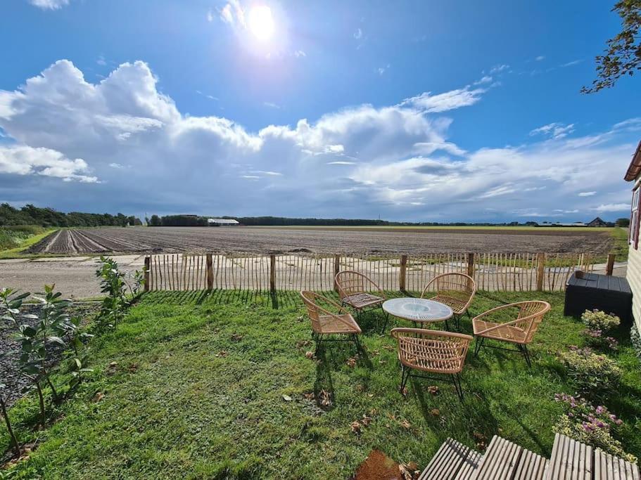 Chalet 'Como La Flor' Julianadorp Flowerfields Overview! Esterno foto