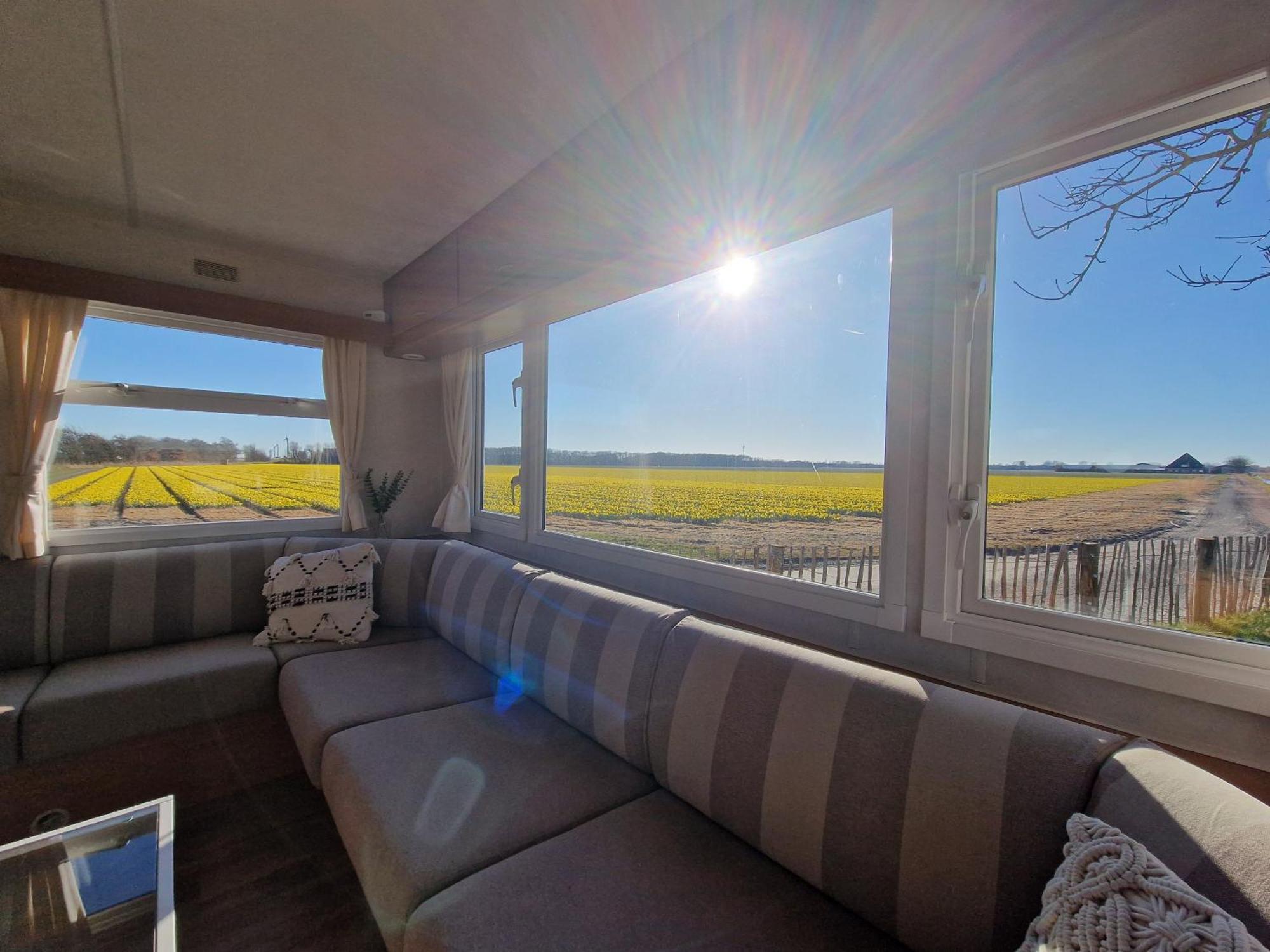 Chalet 'Como La Flor' Julianadorp Flowerfields Overview! Esterno foto